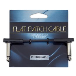 RockBoard Flat Patch Cable, Black, 5 cm