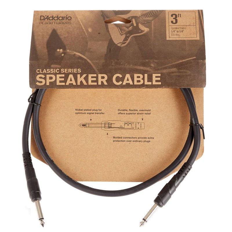 D'Addario PW-CSPK-03 Custom Series Speaker Cable