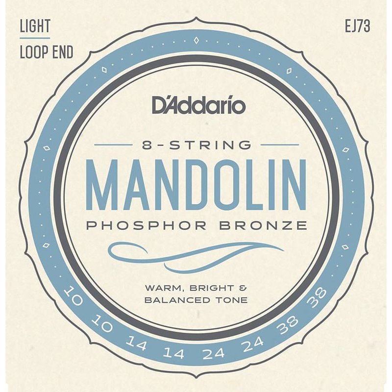 D'Addario EJ73 /10-38/ struny do mandoliny
