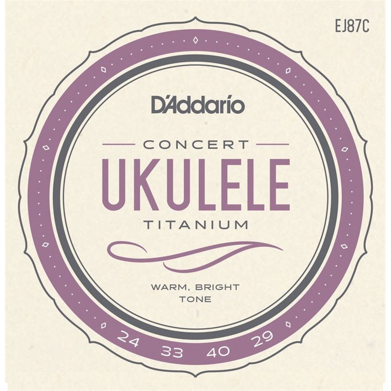 D'Addario EJ87C struny do ukulele koncertowego