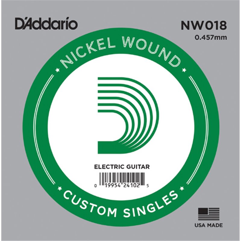 D′Addario NW018 Nickel Wound struna pojedyńcza