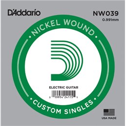 D′Addario NW039 Nickel Wound struna pojedyńcza