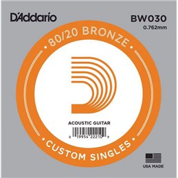 D'Addario BW030 80/20 Pojedyńcza struna