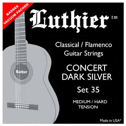 Luthier Set 35 Medium Hard Concert Dark Silver