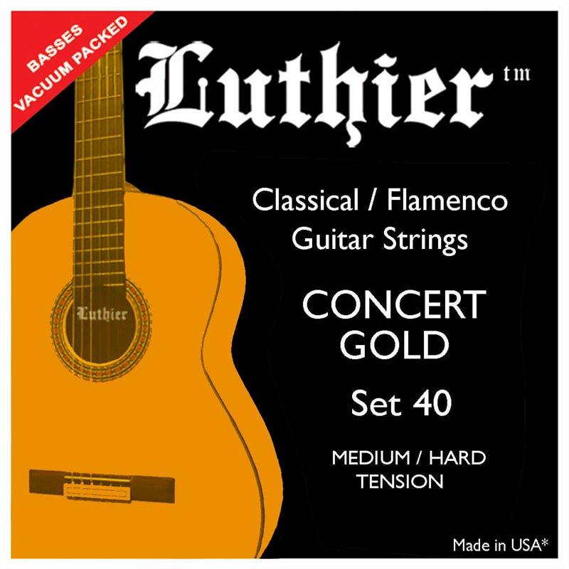 Luthier Set 40 Medium Hard Concert Gold