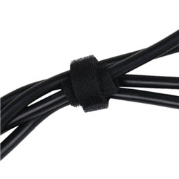 Adam Hall VT 2215 Opaska kablowa na rzepy, 150 x 22 mm, czarna 
