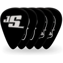 D'Addario 1CBK2-10JS Joe Satriani Guitar Picks, Black 0.50 mm 10pack