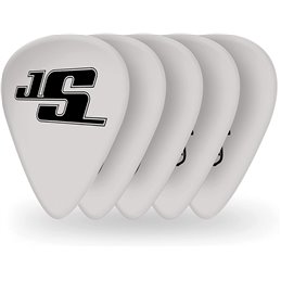 D'Addario 1CWH6-10JS Joe Satriani Guitar Picks, White 1.00 mm 10pack