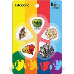 D'Addario 1CWH2-10B3 Beatles Guitar Picks, Albums 0.50 mm 10pack