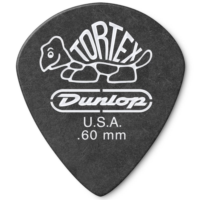 Dunlop 482R Tortex Pitch Black Jazz kostka gitarowa 0.60mm