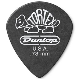 Dunlop 482R Tortex Pitch Black Jazz kostka gitarowa 0.73mm