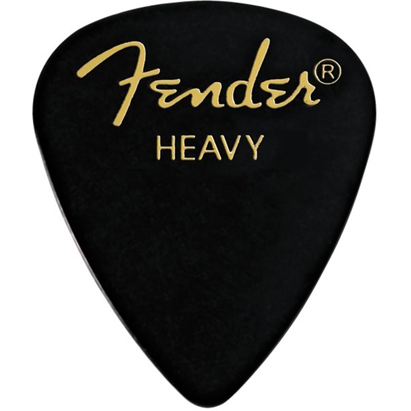 Fender Black 351 Pick Heavy kostka gitarowa