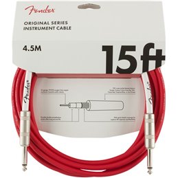 Fender Original Series Instrument Cable, 4,5m Fiesta Red