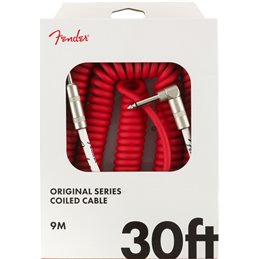 Fender Original Series Coil Cable, 9m Fiesta Red