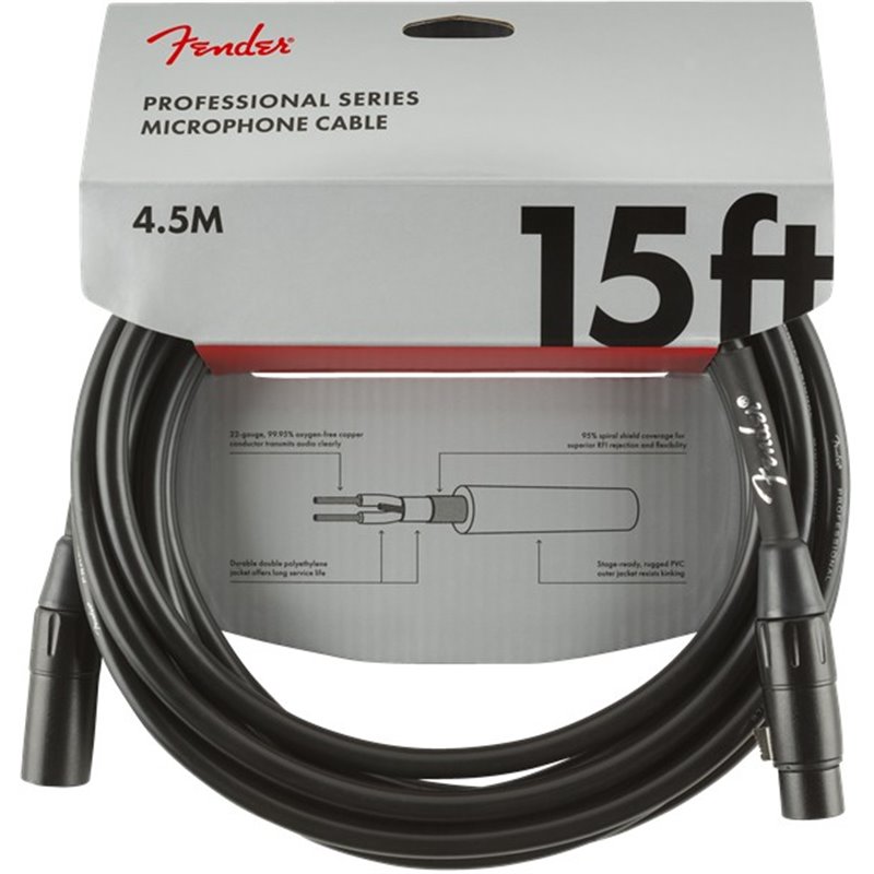 Fender Professional Microphone Cable 4,5m