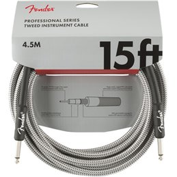 Fender Professional Cable 4,5m White TWD