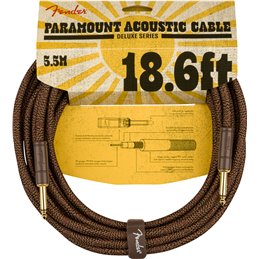 Fender Paramount Acoustic Instrument Cable, Brown 5,5m